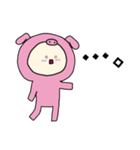 ぶたキグルミベビー（個別スタンプ：22）