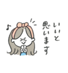 丁寧語♡マリーちゃんの毎日使えるスタンプ（個別スタンプ：16）