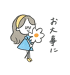 丁寧語♡マリーちゃんの毎日使えるスタンプ（個別スタンプ：18）