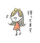 丁寧語♡マリーちゃんの毎日使えるスタンプ（個別スタンプ：26）