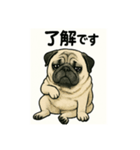ウチのこむぎちゃん（個別スタンプ：3）