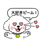 トイプードルの「おもち」（個別スタンプ：7）