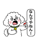 トイプードルの「おもち」（個別スタンプ：8）
