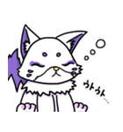 紫桜あやめオリジナルLINEスタンプ（個別スタンプ：3）