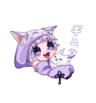 紫桜あやめオリジナルLINEスタンプ（個別スタンプ：5）
