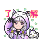 紫桜あやめオリジナルLINEスタンプ（個別スタンプ：10）
