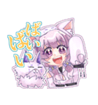 紫桜あやめオリジナルLINEスタンプ（個別スタンプ：16）