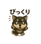 甘えん坊黒柴くん（個別スタンプ：23）