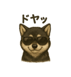 甘えん坊黒柴くん（個別スタンプ：27）