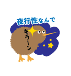 めっちゃかわいいキウイちゃん（夜行性）（個別スタンプ：3）