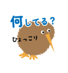めっちゃかわいいキウイちゃん（夜行性）（個別スタンプ：6）