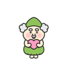 キュートな妖精おじさん（文字なし）（個別スタンプ：6）