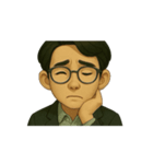 大学にいるアニメ版サム博士（個別スタンプ：2）