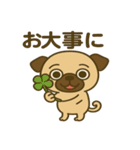 カワぶさいくパグくん（個別スタンプ：10）