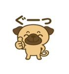 カワぶさいくパグくん（個別スタンプ：12）