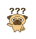 カワぶさいくパグくん（個別スタンプ：22）