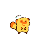 動く！たまごたぬき（個別スタンプ：4）
