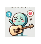 ギター大好きちゃん♪（個別スタンプ：8）