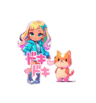 Loveっち  GIRLS（個別スタンプ：5）