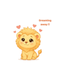 かわいいベビ―ライオンスタンプ（無料）（個別スタンプ：18）