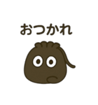 【黒巾着】ゆるっとくろきんちゃん（個別スタンプ：11）