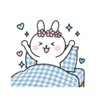 日常白うさぎ①（個別スタンプ：1）