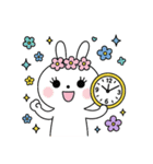 日常白うさぎ①（個別スタンプ：3）