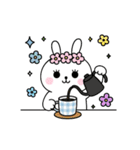 日常白うさぎ①（個別スタンプ：6）
