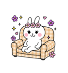 日常白うさぎ①（個別スタンプ：17）