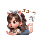 新キャラ✨豚のPちゃん❤️の日常（個別スタンプ：11）