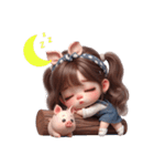 新キャラ✨豚のPちゃん❤️の日常（個別スタンプ：18）