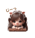 新キャラ✨豚のPちゃん❤️の日常（個別スタンプ：19）