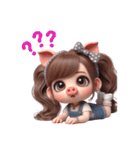 新キャラ✨豚のPちゃん❤️の日常（個別スタンプ：26）