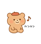 ちょっと素っ気ないクマさん（個別スタンプ：11）