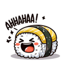 ころころ 寿司 日和 かわいい ギャグ（個別スタンプ：3）
