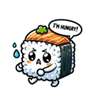 ころころ 寿司 日和 かわいい ギャグ（個別スタンプ：16）