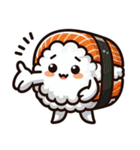 ころころ 寿司 日和 かわいい ギャグ（個別スタンプ：17）