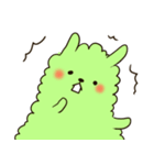 緑と白の不思議な生き物スタンプ（個別スタンプ：12）
