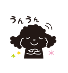 黒トイプードル_うれし、たのし、ハッピー（個別スタンプ：33）