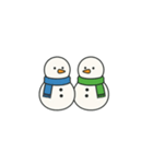 ペアペアスノーマン（個別スタンプ：23）