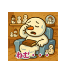 スノスケ 汗だくスノーマンスタンプ 夏編（個別スタンプ：33）