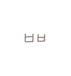 ◎韓国語スラング×くすみ文字【翻訳無し】（個別スタンプ：37）