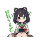 キツネとタヌキの奇跡（個別スタンプ：14）