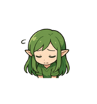 エルフ（翠）（個別スタンプ：1）