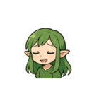エルフ（翠）（個別スタンプ：3）