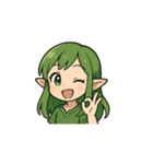 エルフ（翠）（個別スタンプ：7）