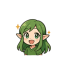 エルフ（翠）（個別スタンプ：8）