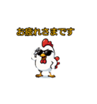 ニワトリ No48 注意系（個別スタンプ：13）