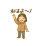 おあしす似顔絵シリーズ 女性20250427（個別スタンプ：1）