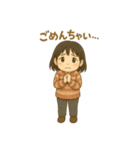 おあしす似顔絵シリーズ 女性20250427（個別スタンプ：5）